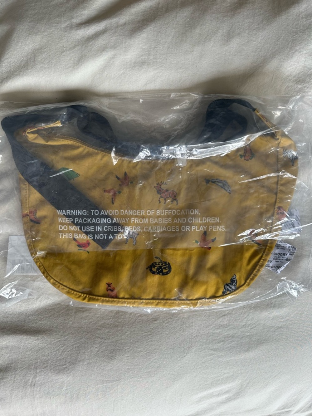 NWT BAGGU Parks Project Naturalist Club Medium Crescent Mustard - Picture 4 of 7